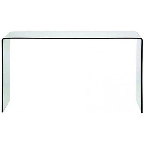 *WOONWINKEL* Kare Design Clear Club Sidetable Gebogen Glas, Huis en Inrichting, Tafels | Sidetables, Nieuw, Verzenden