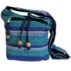 Nepal Schoudertas - Blauw, Sieraden, Tassen en Uiterlijk, Ophalen of Verzenden, Nieuw