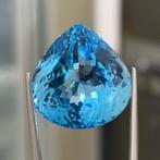 1 pcs Blauw Topaas - 80.25 ct - nternational Colored, Nieuw