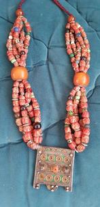 Vintage stamencultuur Berber stijl ketting - Zilver, kraag -