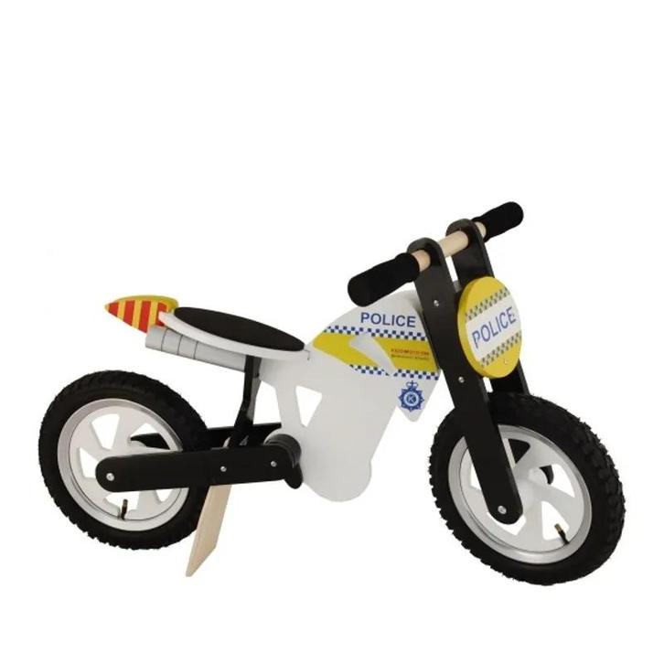 KiddiMoto Loopfiets Crossmotor Politie (Merken, Fietsen), Kinderen en Baby's, Speelgoed | Buiten | Voertuigen en Loopfietsen, Nieuw