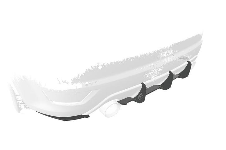 Race diffuser / achterskirt voor Ford Focus MK2 ST HA340-B, Auto-onderdelen, Carrosserie en Plaatwerk, Nieuw, Verzenden