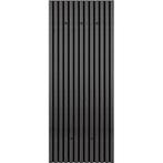 Kapstok - Trion Geve - Wandgarderobe - 50x125cm - Antraciet, Ophalen of Verzenden, Nieuw