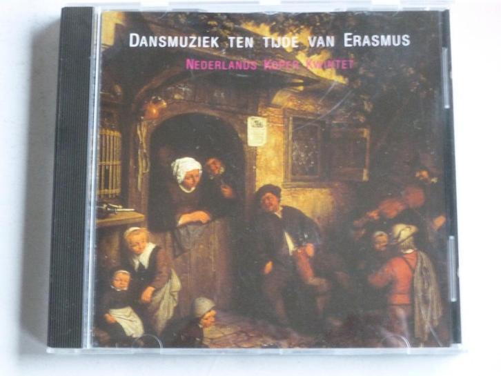 Dansmuziek ten tijde van Erasmus - Nederlands Koper Kwintet, Cd's en Dvd's, Cd's | Klassiek, Zo goed als nieuw, Verzenden