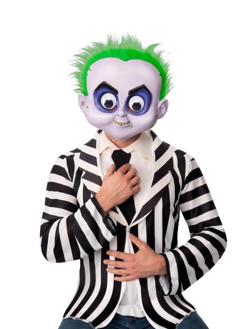 Halloween Masker Beetlejuice, Hobby en Vrije tijd, Feestartikelen, Nieuw, Verzenden