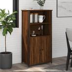 vidaXL buffetkast 62x36x121,5 cm bewerkt hout bruin, Verzenden, 100 tot 150 cm, Nieuw, 50 tot 100 cm