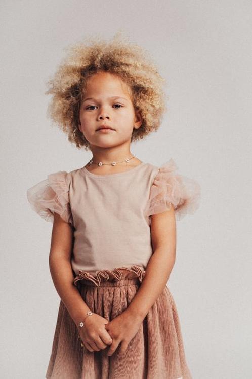 Coco shortsleeve jersey rose mauve Baje studio Maat 110, Kinderen en Baby's, Kinderkleding | Maat 110, Nieuw, Shirt of Longsleeve
