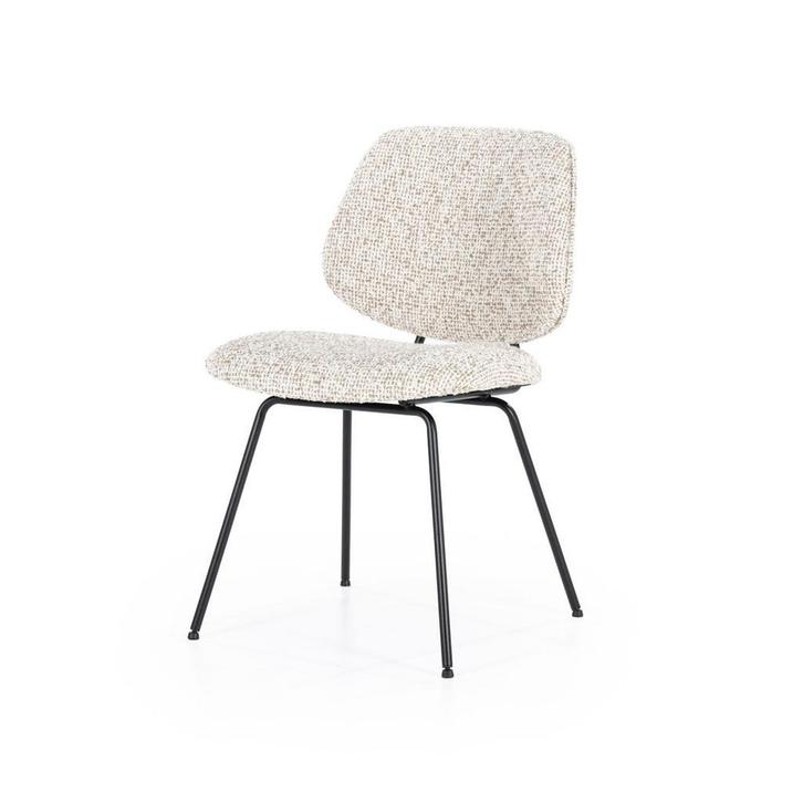 Stoel Eleonora JON Beige *NIEUW* Eetkamerstoel, Huis en Inrichting, Stoelen, Vijf, Zes of meer stoelen, Overige kleuren, Nieuw