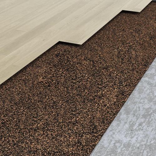 vidaXL Kurkrol 100x500 cm 5 mm rubber, Doe-het-zelf en Verbouw, Isolatie en Afdichting, Nieuw, Verzenden