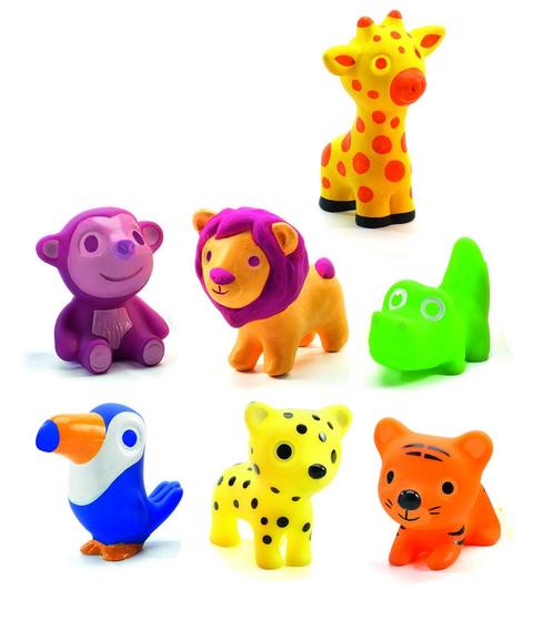 Djeco houten blokken  Troopo-savana van €13,99 voor €9,79, Kinderen en Baby's, Speelgoed | Actiefiguren, Ophalen of Verzenden