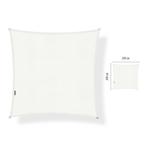Schaduwdoek 2x2 vierkant Arctic white, Ophalen of Verzenden, Nieuw