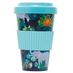 Reisbeker/Travel Cup - Animal Kingdom - RPET & Siliconen - L, Caravans en Kamperen, Ophalen of Verzenden, Nieuw