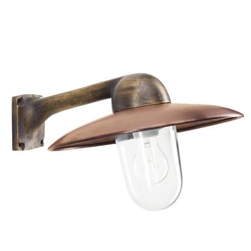 Fabrique Muurlamp Brons/Koper Buitenverlichting, Tuin en Terras, Buitenverlichting, Verzenden