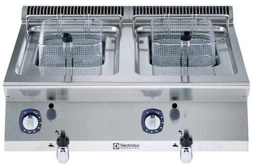 FRITEUSE 2x7 L, 800 MM, TOPMODEL, GAS, Zakelijke goederen, Horeca | Keukenapparatuur, Verzenden