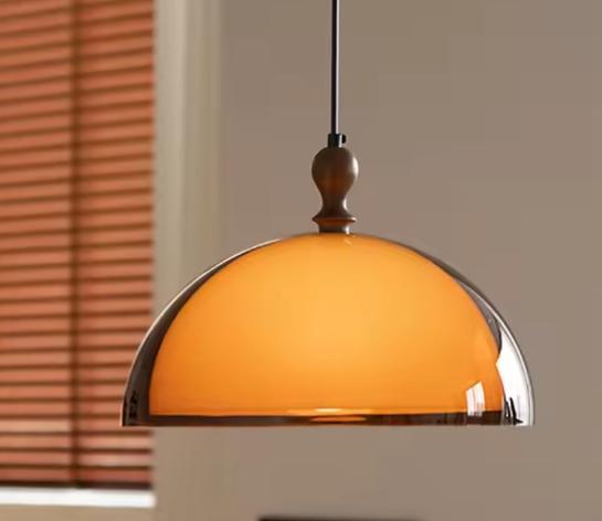 Bauhaus Scandinavische Hanglamp – Acryl en Hout Plafondlamp, Huis en Inrichting, Lampen | Hanglampen, Nieuw, Verzenden
