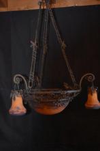 Muller Frères - muller fréres - Kroonluchter - Smeedijzer,