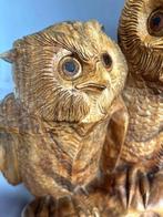 Twee uilen - sculptuur - Indonesië (Zonder Minimumprijs), Antiek en Kunst