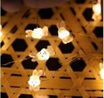 LED Lampjes Konijntjes 20 lampjes 2 meter excl batterijen, Ophalen of Verzenden, Nieuw