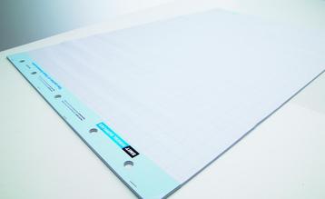 Flip-overpapier, Rol 5 x 20 vel , blanco/geruit beschikbaar voor biedingen