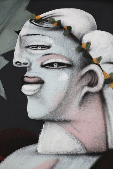 Jone Hopper - La comtesse dans son appartement, Antiek en Kunst, Kunst | Schilderijen | Modern