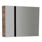 Spiegelkast BWS Verti 98x80cm Walnoot, Ophalen of Verzenden, Nieuw, Bad