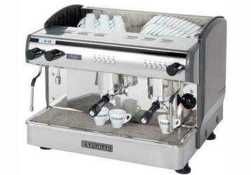 Expobar 2 groeps espressomachine, financiering mogelijk!