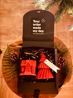 Luxe Handgemaakte Kerst Kaarsenset, Verzenden, Nieuw, Rood, Kaars