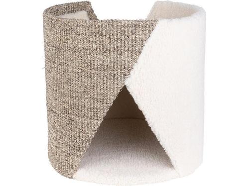 UNFOLD - Krabton - Teddy stof en sisal - 38 x 38 x 38 cm -, Huis en Inrichting, Woonaccessoires | Overige, Nieuw, Verzenden