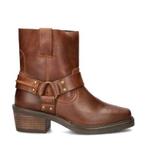 Nelson bikerboots voor dames in het Cognac, Kleding | Dames, Schoenen, Overige kleuren, Verzenden, Lage of Enkellaarzen, Nieuw