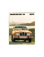 1974 SAAB 95 | 96 V4 BROCHURE NEDERLANDS, Boeken, Auto's | Folders en Tijdschriften, Nieuw, Author