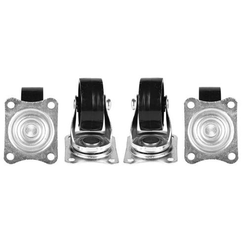 Benson Zwenkwielen - Ø 40 mm - Zwart - Max. belasting 25..., Doe-het-zelf en Verbouw, Zwenkwielen, Nieuw, Ophalen of Verzenden
