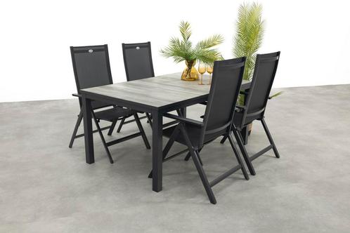 Hartman Napoli/Comino verstelbare tuinset (5-delig) -, Tuin en Terras, Tuinsets en Loungesets, Tuinset, Nieuw, Overige materialen