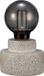 Pauleen Noble Flare Tafellamp - 2xAA - beton - gris -, Huis en Inrichting, Lampen | Tafellampen, Ophalen of Verzenden, Zo goed als nieuw