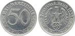 Duitsland 50 Reichspfennig 1939 A vz/stgl J 365 nickel, Postzegels en Munten, Munten | Europa | Niet-Euromunten, Verzenden