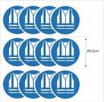 Veiligheids hesjeverplicht sticker set 12 (1147.57), Verzenden, Nieuw, Overige typen