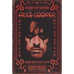 Wandbord -  Alice Cooper Welcome To My Nightmare Nashville 1, Nieuw, Ophalen of Verzenden