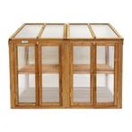 Kweekkas | Broeikas | Tuinkas | 120x49x97,5 cm | Vurenhout, Tuin en Terras, Overige materialen, Polycarbonaat, Verzenden, Kweekkas