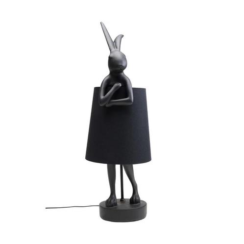 *WOONWINKEL* Kare Design Rabbit Matt Black Tafellamp Konijn, Huis en Inrichting, Lampen | Tafellampen, Nieuw, Verzenden