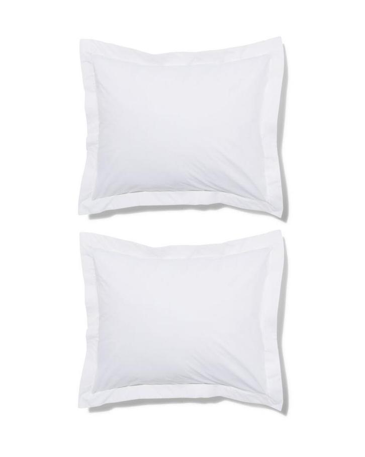 HEMA Kussenslopen 60x70cm percal wit, Huis en Inrichting, Slaapkamer | Beddengoed, Nieuw, Verzenden