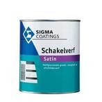 Sigma Schakelverf Satin - Grachtengroen Q0.05.10 - 2,5 liter, Nieuw, Ophalen of Verzenden, Lak, Minder dan 5 liter