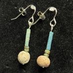 Oude Egypte, Middenrijk Faience Antiek oorbellen (925, Sieraden, Tassen en Uiterlijk, Antieke sieraden