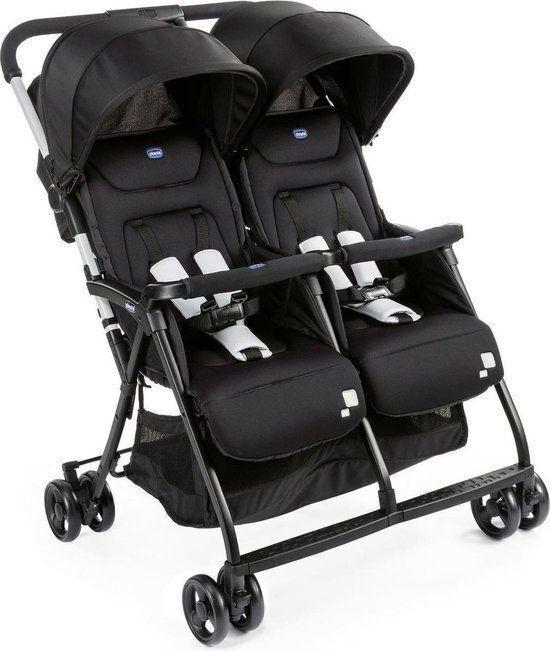 Chicco Twin Buggy Black Night van 299 voor €149 ZONDER STANG, Kinderen en Baby's, Buggy's, Nieuw, Duomodel, Ophalen of Verzenden