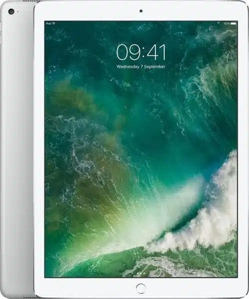 Apple iPad Pro 12,9 1e gen. (2015) WiFi 128GB Zilver met..., Computers en Software, Apple iPads, Zo goed als nieuw, Ophalen of Verzenden