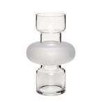 Hübsch - Vaas (2) - Beeldhouwwaarder Duidelijk - Glas - 2, Antiek en Kunst