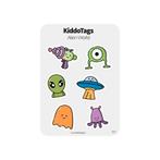 KiddoTags - Sticker Sheet 001 - Alien World, Hobby en Vrije tijd, Stickers en Plaatjes, Nieuw, Sticker
