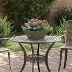 vidaXL Tuin Kom Plantenbak 5 pcs Olijfgroen 35 x 35 x 15 cm, Tuin en Terras, Minder dan 30 cm, Verzenden, Minder dan 60 cm, Nieuw