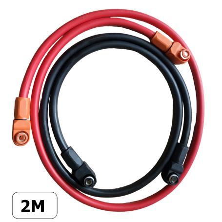 5,7 mm SurLok® Amphenol 25 mm² batterijkabelset rood/zwar., Doe-het-zelf en Verbouw, Zonnepanelen en Toebehoren, Nieuw, Verzenden