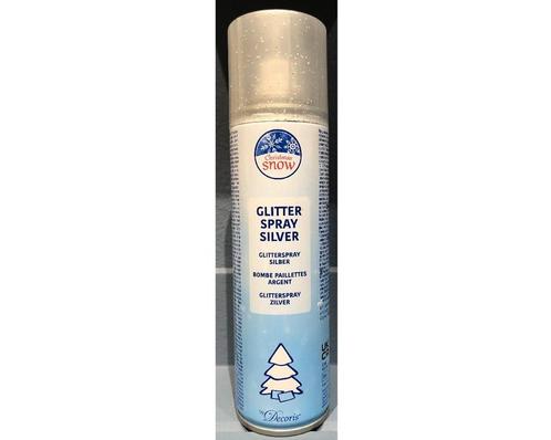 Glitterspray Zilver 150 ml voor decoratie, Huis en Inrichting, Woonaccessoires | Kunstplanten en Kunstbloemen, Nieuw, Ophalen of Verzenden