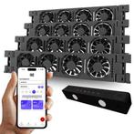 Heatfan 4 - Quattro Set zwart - inclusief WiFi smartcontroll, Verzenden, Nieuw