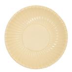 10x Creme wegwerp bordjes van karton 23 cm - Bordjes, Ophalen of Verzenden, Nieuw